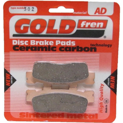 Rear Right Goldfren Brake Pad Fits Kymco Downtown 300i 2009-2010