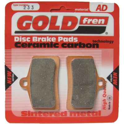 Front Right Goldfren Brake Pad Fits Peugeot XR7 2009-2010