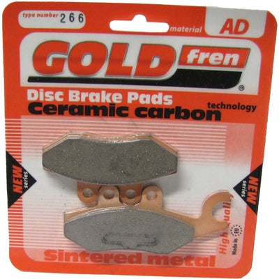 Goldfren-Bremsbelag hinten rechts, passend für Piaggio MP3 500 4T EFI 2009–2010