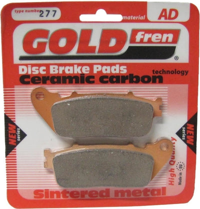 Rear Right Goldfren Brake Pad Fits Honda CB 1000 RAA ABS 2010