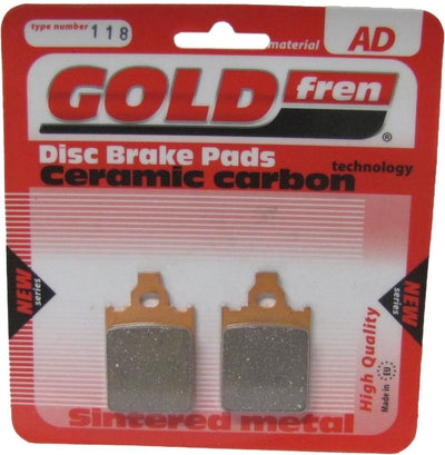 Front Right Goldfren Brake Pad Fits Vespa PX 125 2012-2013