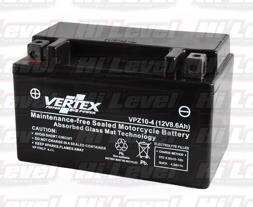 Vertex Motorcycle Battery Fits MV Agusta F4-750 Senna CTZ10-S 2002 – motorcycle part available from UK stock