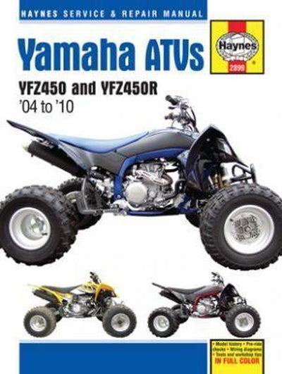 Haynes Manual Yamaha YFZ450, YFZ450R 04-15