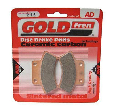 Rear Right Goldfren Brake Pad Fits Polaris 250 Trail Boss 4x4 1987-1992