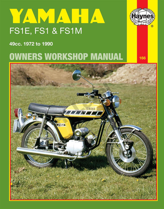 Haynes Manual For Yamaha FS1E All Models – motorcycle part available from UK stock