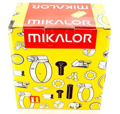 Mikalor 10X Exhaust Clamps 51-55mm All Stainless Steel inc Bolt