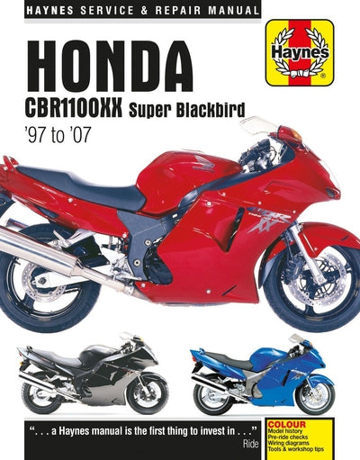 Haynes Manual Honda CBR1100XX Blackbird 97-07