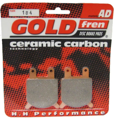 Front Right Goldfren Brake Pad Fits Gilera RV 200 1985-1986