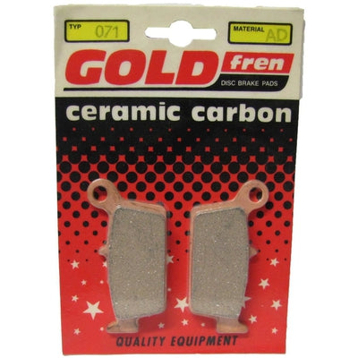 Front Right Goldfren Brake Pad Fits Honda NH 90 R Yuppy 1994