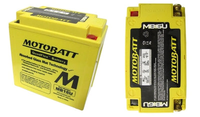 Motobatt Sealed Battery Fits Suzuki VS 800 GL-S Intruder VS52A MB16U 1995