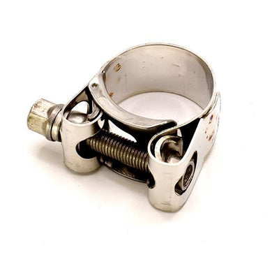 Mikalor 10X Exhaust Clamps 29-31mm All Stainless Steel inc Bolt