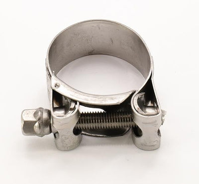 Mikalor 10X Exhaust Clamps 37-40mm All Stainless Steel inc Bolt