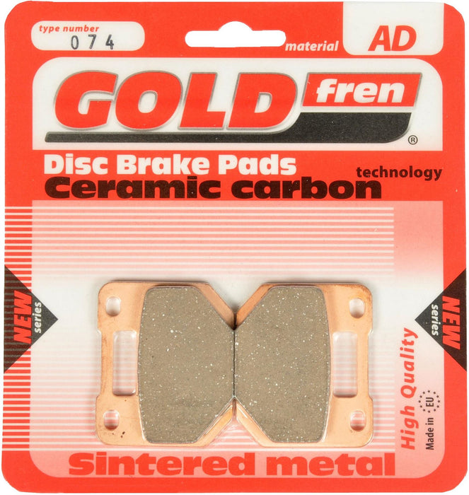 Front Right Goldfren Brake Pad Fits Suzuki RG 125 BUJ Gamma l 1988