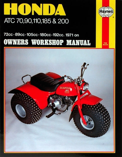 Haynes Manual Honda ATC70, ATC90, ATC110, ATC185, ATC200 71-81