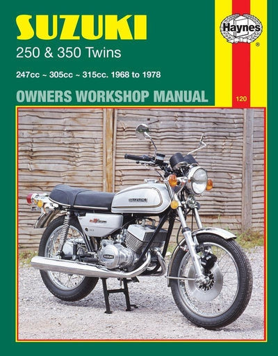 Haynes Manual Suzuki T250 69-73, GT250 73-78, T305 68, GT350 69-73
